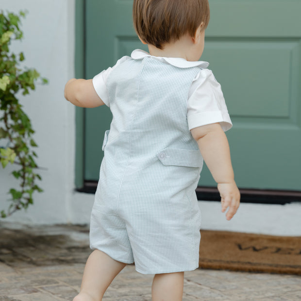 Bone - Boys Short Sleeve Piped Shirt