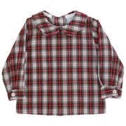 Yuletide Plaid - Boys Piped Shirt