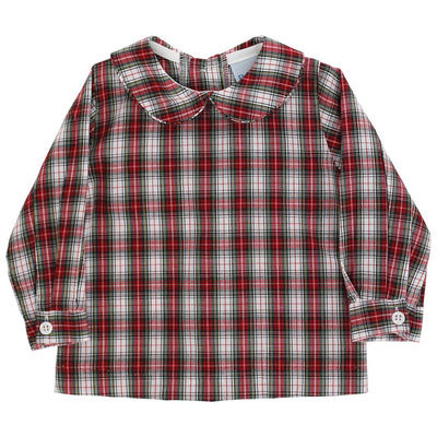 Yuletide Plaid - Boys Piped Shirt