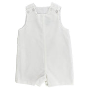 White Corduroy - John John Short with Tabs