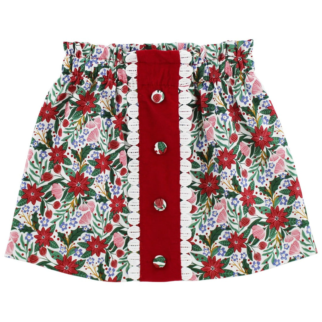 NEW! CHEROKEE! Girls Holiday Skirt, Color Red, Size XL(14-16 NEW! CHEROKEE! Girls Holiday Skirt, Color Red, Size XL(14-16
