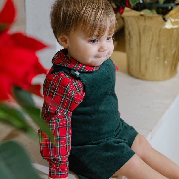 Tartan Plaid - Boys Piped Shirt