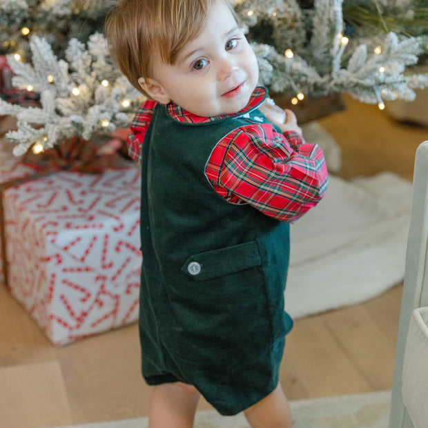 Tartan Plaid - Boys Piped Shirt