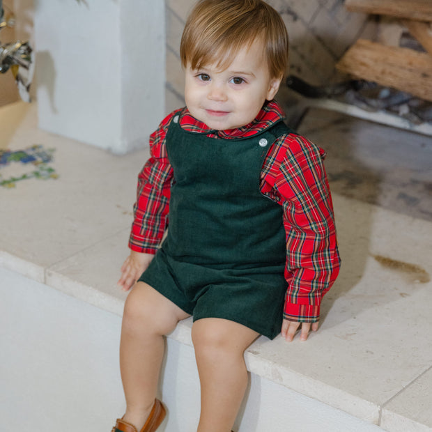 Tartan Plaid - Boys Piped Shirt