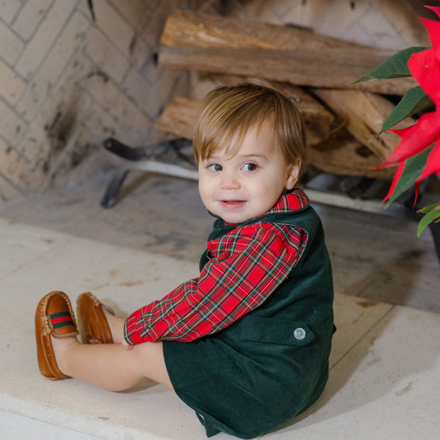 Tartan Plaid - Boys Piped Shirt