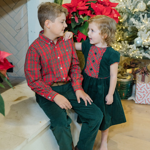 Roscoe Button Down Shirt - Tartan