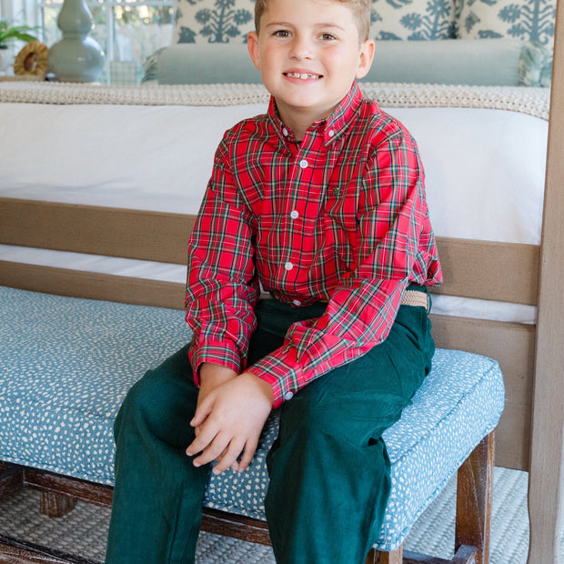 Roscoe Button Down Shirt - Tartan