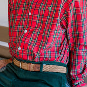 Buddy Braided Belt- Khaki