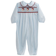 Smocked Santa - Dressy Bubble Long