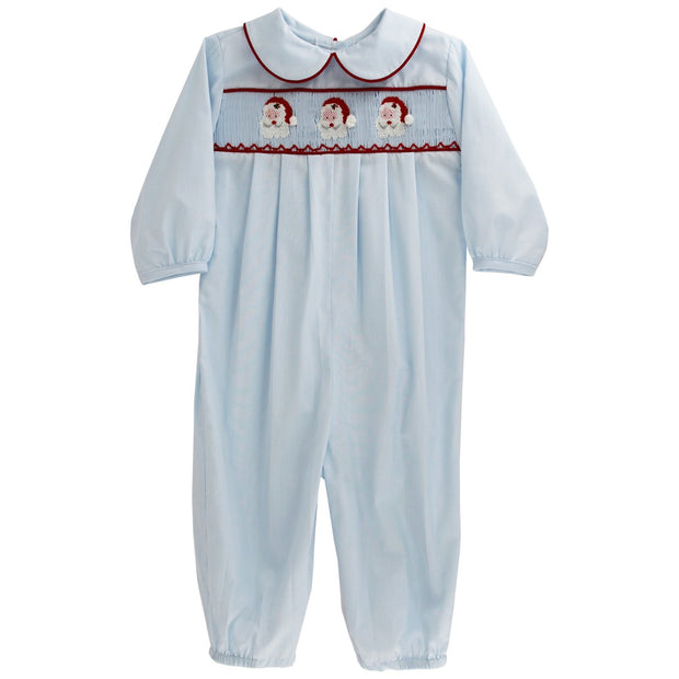 Smocked Santa - Dressy Bubble Long