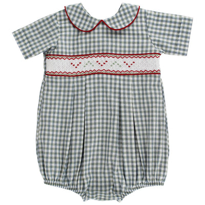 Red Bows on Gingham - Dressy Bubble Short