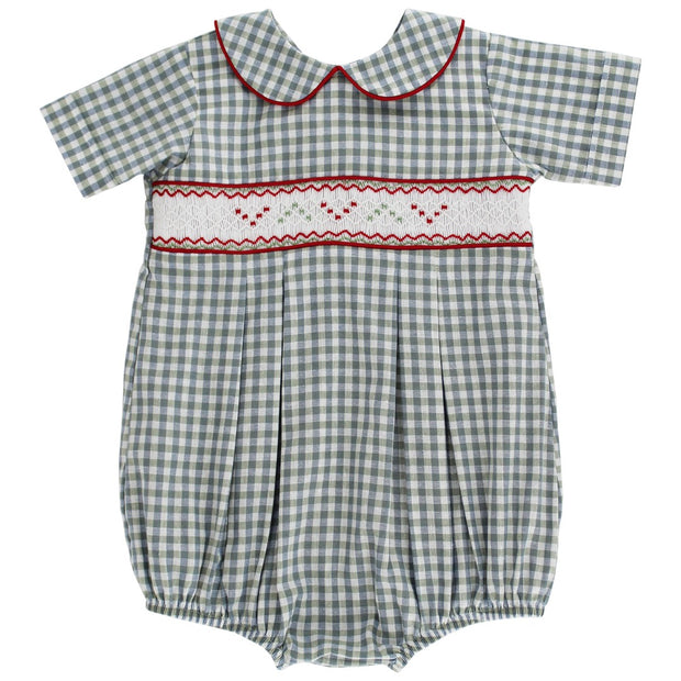 Red Bows on Gingham - Dressy Bubble Short