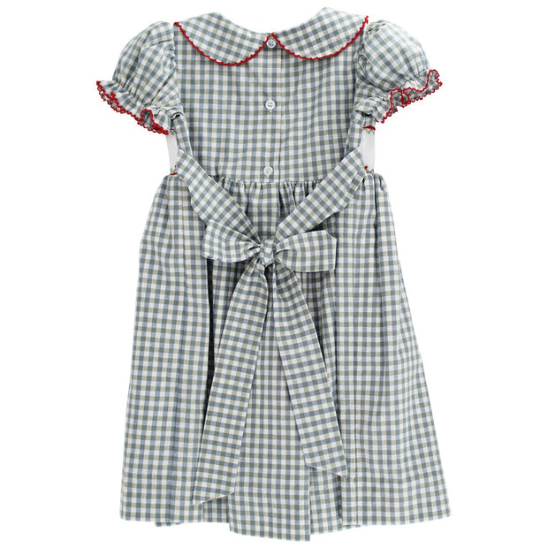 Red Bows on Gingham - Dress