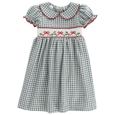 Red Bows on Gingham - Dress