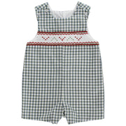 Red Bows on Gingham - John John