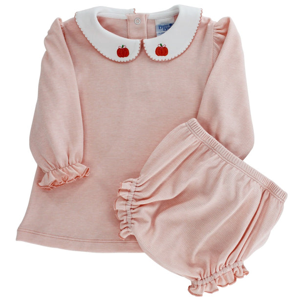 Pumpkin - Girls Diaper Cover Set