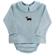 Reindeer Doxie - Boys Diaper Cover Set