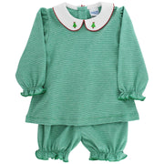 Christmas Trees - Girls Bloomer Set
