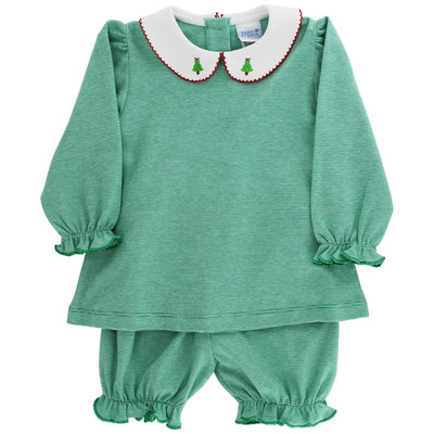 Christmas Trees - Girls Bloomer Set