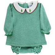 Christmas Trees - Girls Diaper Cover Set