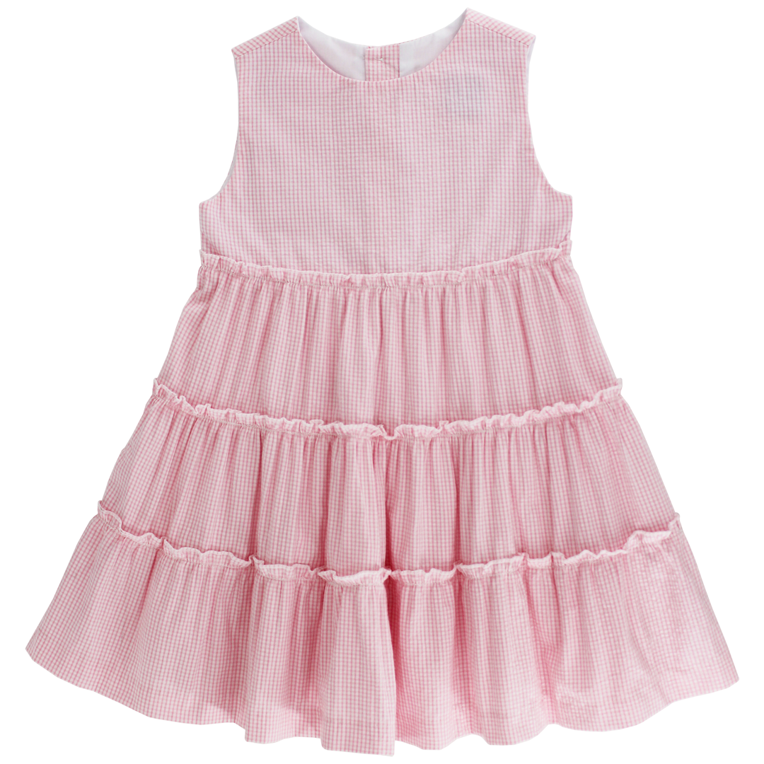 Pink Check Seersucker