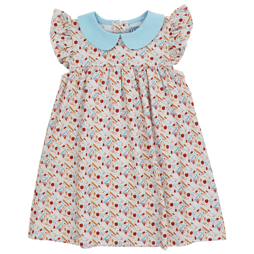 girls knit dress School Days Sleeve