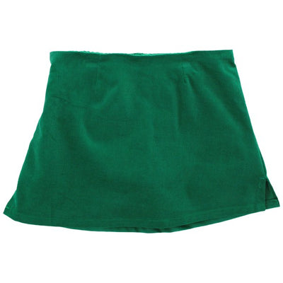 Kelly Green Corduroy - Skort