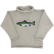 Roll Neck Sweater - Trout on Stone