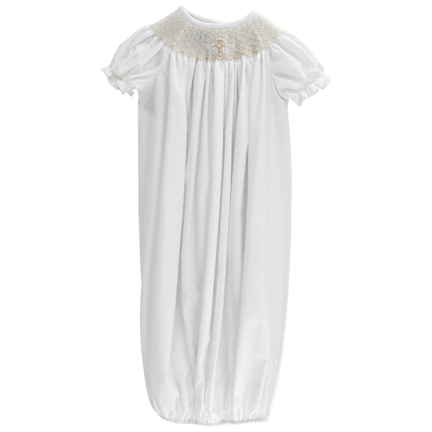 Ivory Christening - Girls Short Sleeve Sac