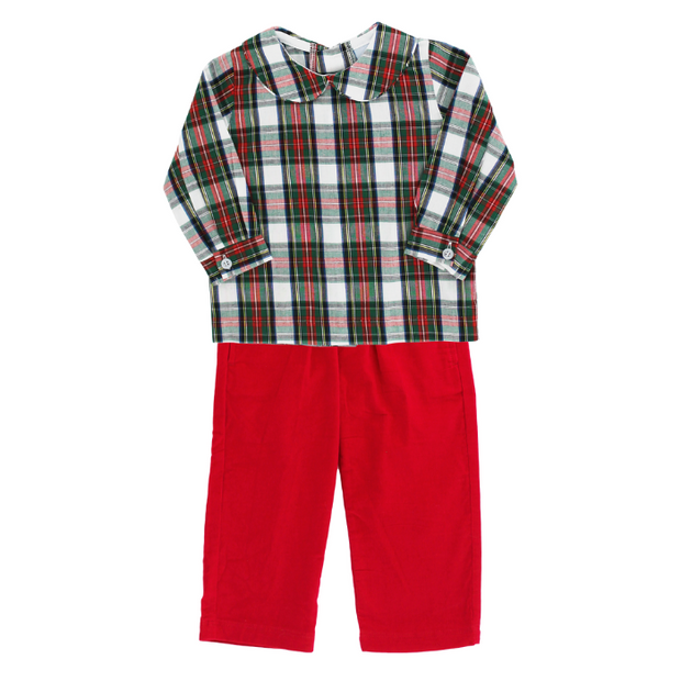 Evergreen - Boys Piped Shirt