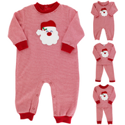 Santa - Boys Knit Romper