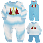 Christmas Trees - Boys Knit Romper