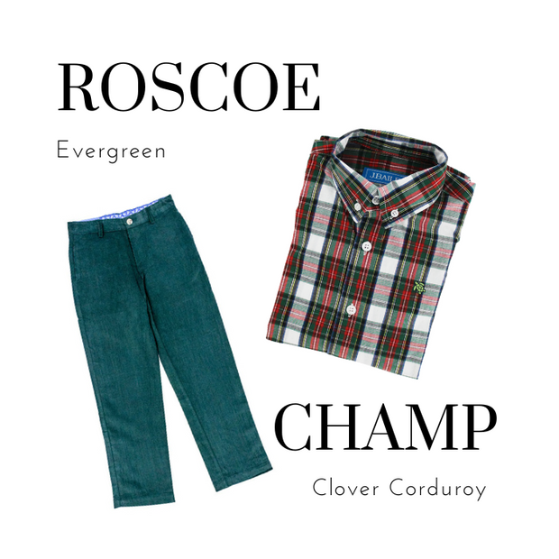 Champ Pant - Clover Corduroy