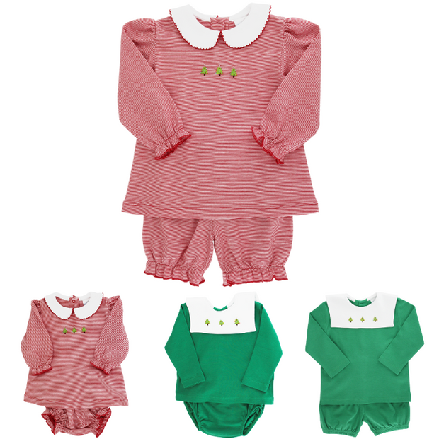 Three Little Trees - Girls Bloomer Set