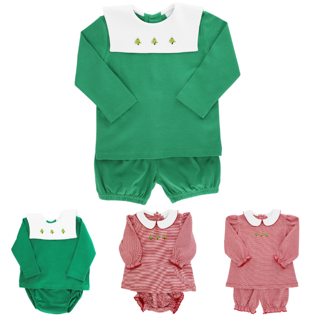 Three Little Trees - Boys Bloomer Set