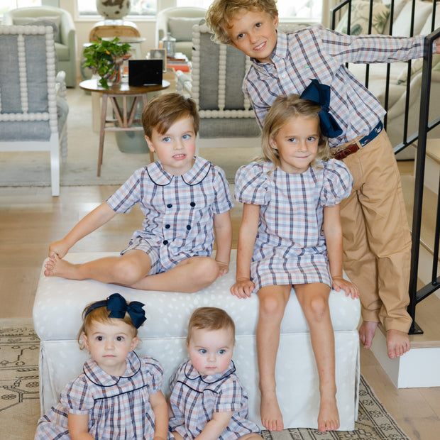Charleston Plaid - Dressy Short Set