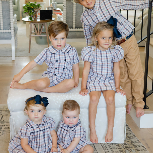 Charleston Plaid - Dressy Short Set