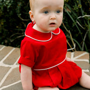 Red Corduroy - Dressy Bubble Short