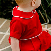 Red Corduroy - Dressy Bubble Short