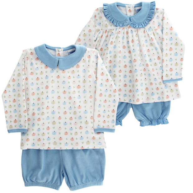 Pumpkin Print - Boys Bloomer Set