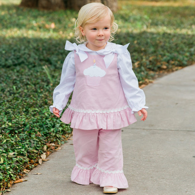 White Knit - Girls Long Sleeve Onesie