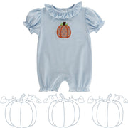 Lil Pumpkin Patch - Girls Knit Romper