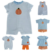 Lil Pumpkin Patch - Boys Knit Romper