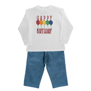 Happy Birthday - Boys Long Sleeve T-Shirt
