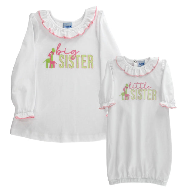 White Knit -Big Sister T-Shirt