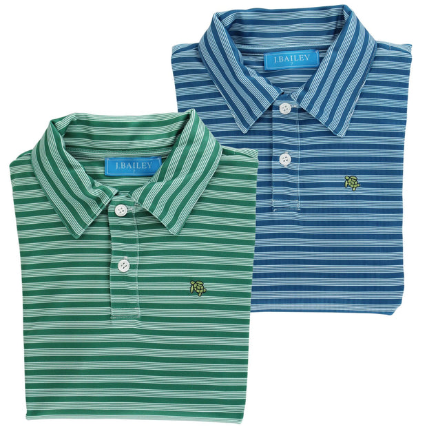 Performance Harry Long Sleeve Polo - Evergreen