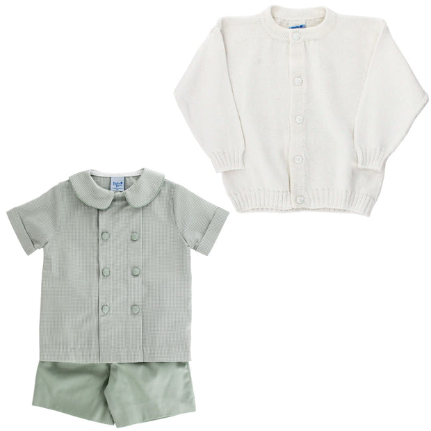Cardigan Sweater - White