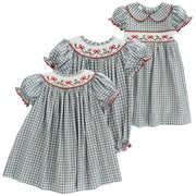 Red Bows on Gingham - Bishop
