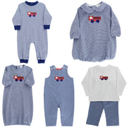 Little Engine - Boys Knit Romper