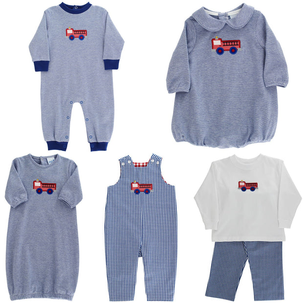Little Engine - Boys Knit Romper
